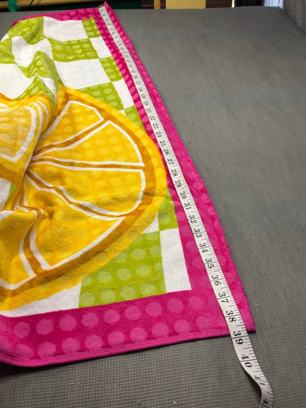 Better Homes And Gardens Bright Citrus Beach Towels - Yellow, Pink, Green, White - Picture 4 of 10